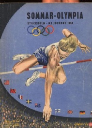 Sportboken - Sommar-Olympia  Stockholm  Melbourne 1956